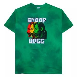 Cross Colours x Snoop Dogg Limited Edition Green Tie-Dye Size S